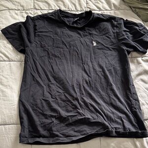 U.S. Polo Assn. Black Short Sleeve Crew T-Shirt with Chest Logo